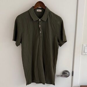 ALTEA Greg Cotton Men's Olive Green Polo Shirt